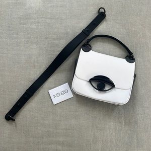 Kenzo Paris black and white purse